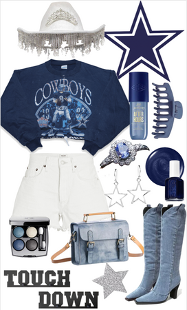 Dallas Cowboys Football Game Outfit
