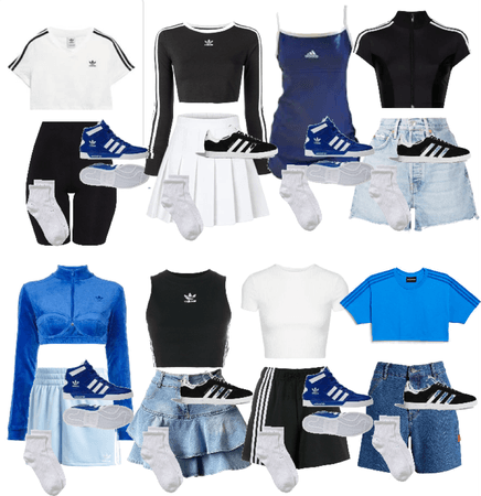adidas girl group outfits