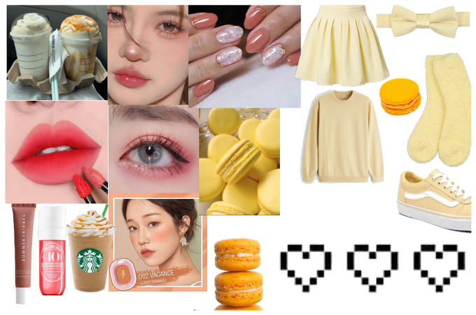 <3 Yellow macaron styled outfit! <3