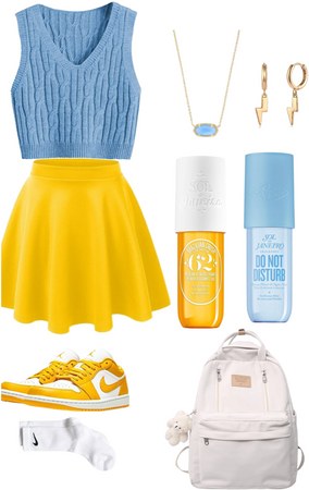 yellow and blue