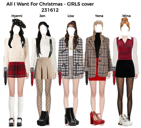 G!RLS [All I Want For Christmas] cover 20231612
