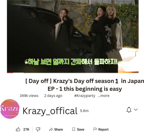 [ Day off ] Krazy ep - 1 sea - 1 Japan