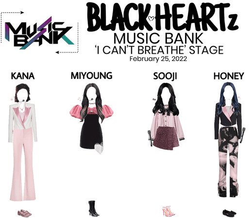 {BLACK HEARTz}’I Can’t Breathe’ Music Bank Stage