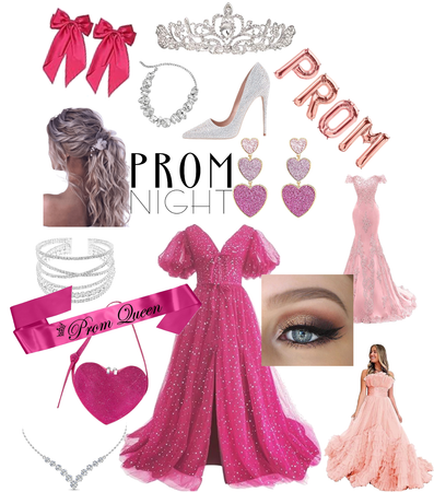 pink and silver prom night !