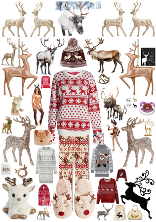 Reindeer Christmas Holiday Outfit