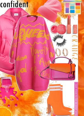 Let's make fun -orange/pink
