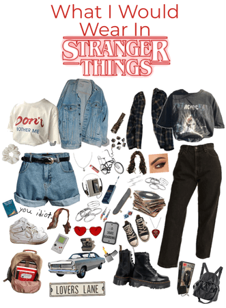 What I would wear in Stranger Things (2 outfits)