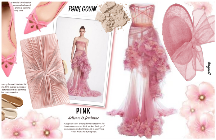 Pink gown