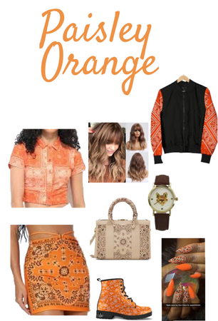 paisley orange