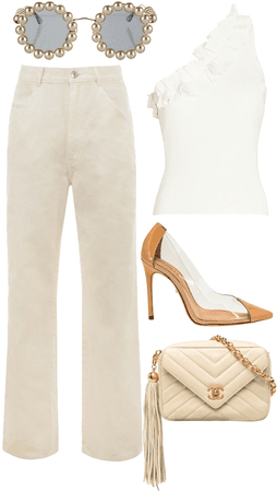 White and Beige