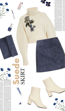 #49 Suede skirt
