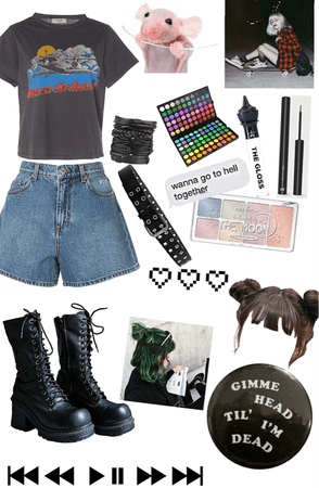 E Girl Grunge Assthetic Outfit Shoplook