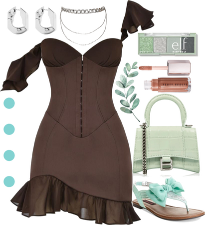 Brown and Mint