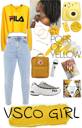 Yellow VSCO Girl