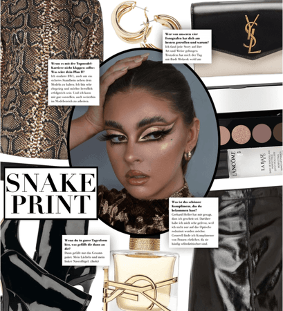 Editorial File: Luxurious Snake Print Style - Contest