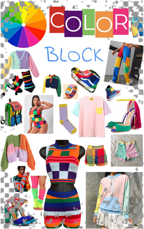Color Block! 🧡💚💜💙💛❤️🩷