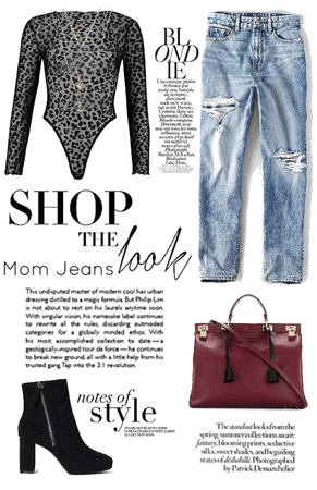 Trend: Mom Jeans Look 1