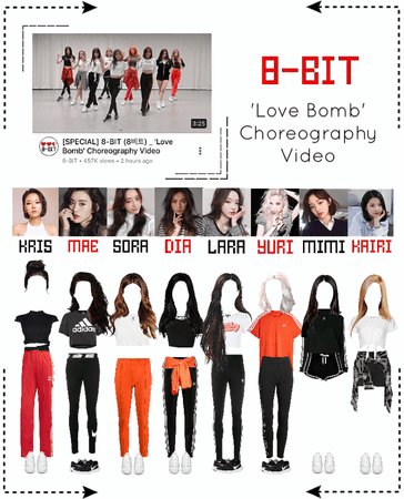 ⟪8-BIT⟫ 'Love Bomb' Choreography Video Outfit Set