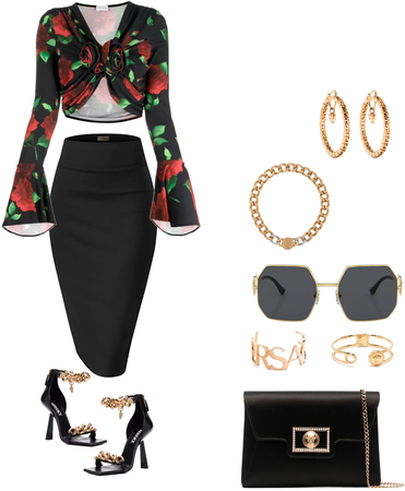 Versace Inspired: Night On The Town Attire