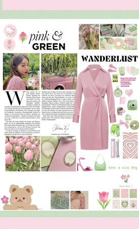 💗|pink and green| 💚