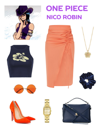 One Piece: Nico Robin Anime Inspired Outfit