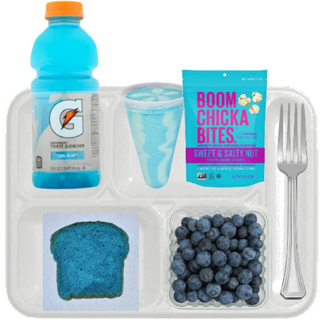 blue lunch
