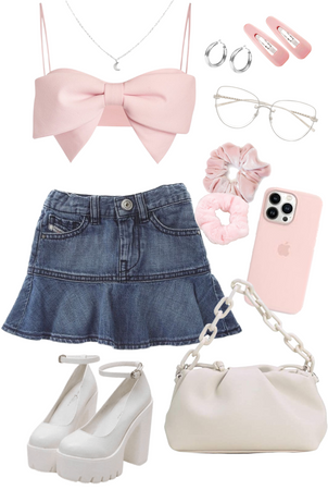 Soft pink outfit!