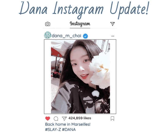 Dana Third Instagram Update