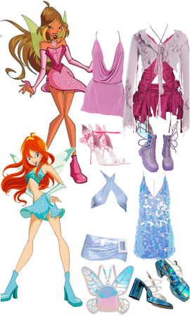 bloom and flora - winx club!