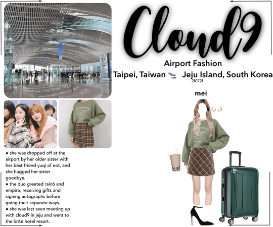 Cloud9 (구름아홉) | Airport Fashion; Taipei, Taiwan 🛬 Seoul, South Korea