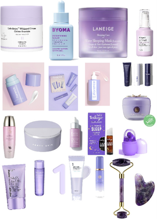 purple skincare pack