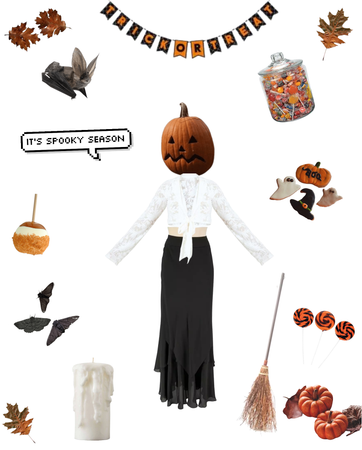 pumpkin head witch