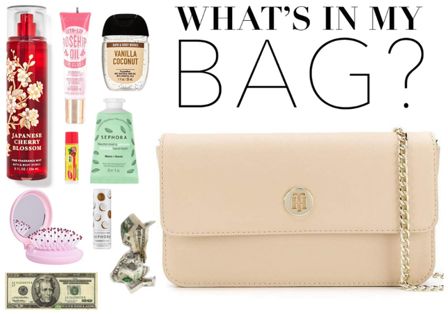 What's in my bag? | Challenge Outfit 💌 👜