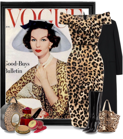 Coats and Boots Challenge: Lovely Leopard in Vogue