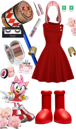 Amy Rose Big Red Boots