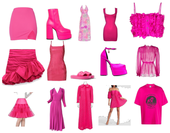 all hot pink
