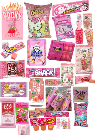 pink snacks but some are 🇯🇵🇯🇵