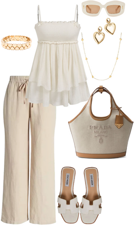 Old money summer outfit