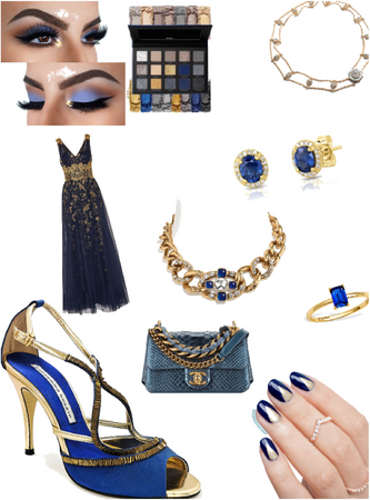 Blue And Gold Outfit Challenge