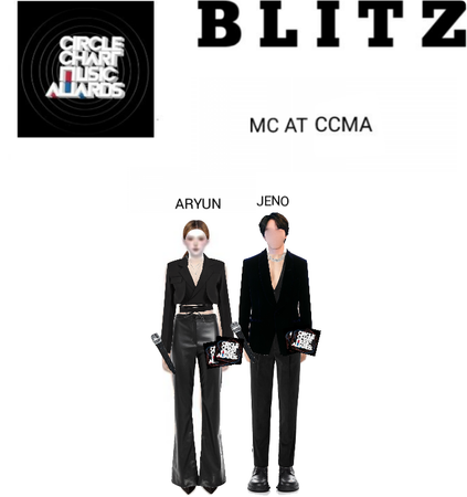 BLITZ's ARYUN & NCT's JENO MC At CCMA