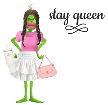 SLAY queen as Grinch