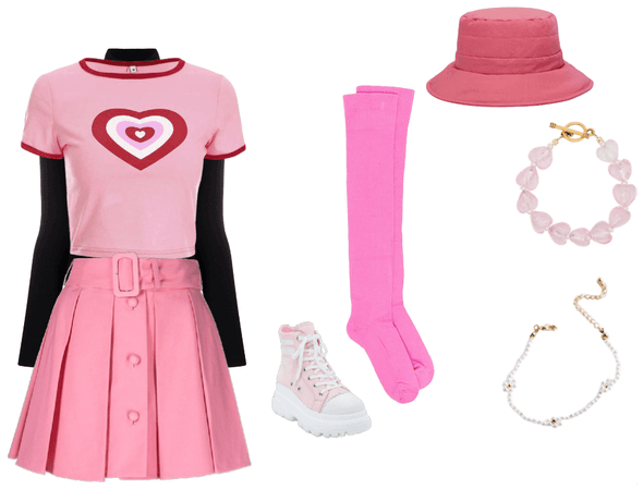 Valentine's Day Skate Girl Outfit