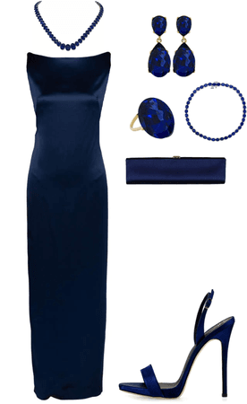 Night-blue at an elegant party