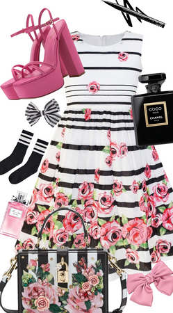 Flowers and stripes!