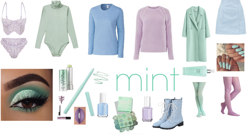 Light Blue, Mint Green,and Lilac Purple Outfit