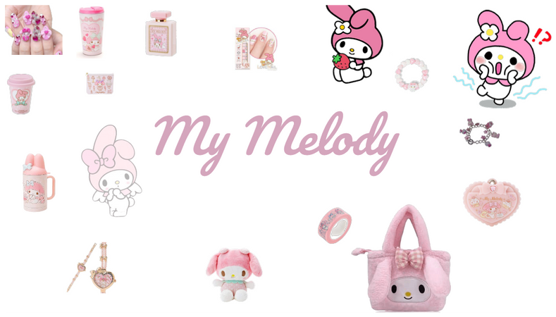 this is a my melody wallpaper