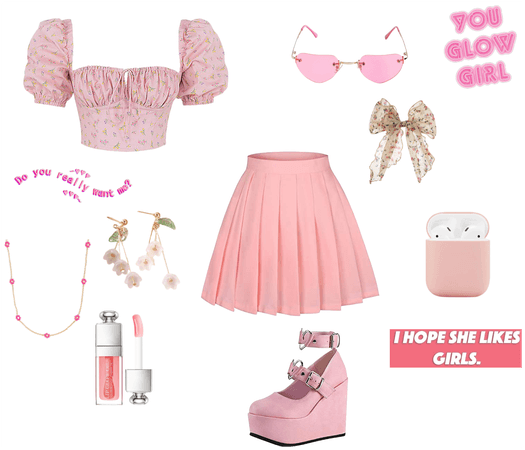 pink outfit challenge