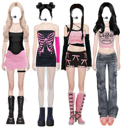 4 member stage outfit