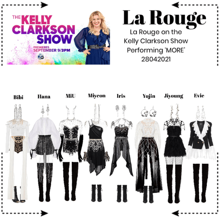 라로그 [𝗟𝗮 𝗥𝗼𝘂𝗴𝗲] - ‘MORE’ on the Kelly Clarkson Show (28042021)