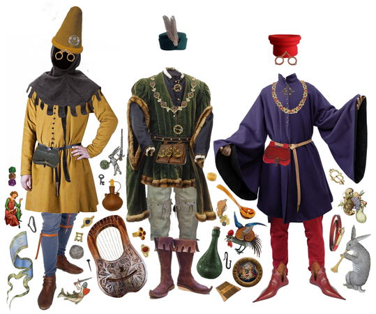 Medieval traveling merchants
